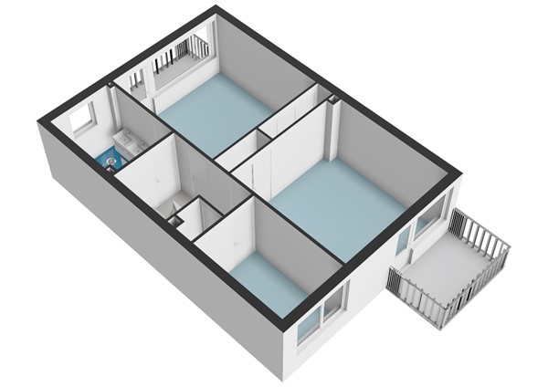 Aagje Dekenlaan 203, 1403 HE Bussum - Aagje Dekenlaan 203 - Bussum - 1e_verdieping - 3D  _6.jpg