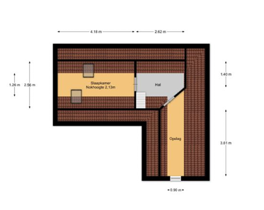 Smeekweg 3, 1251 VH Laren - Plattegrond eerste verdieping.png