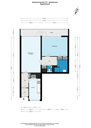 Kostverlorenhof 117, 1183 HJ Amstelveen - 