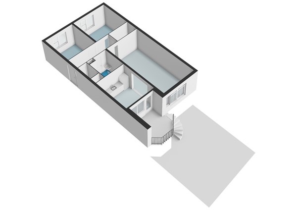 Tarwekamp 164, 1112 HK Diemen - Tarwekamp 164 - Diemen - 1e_verdieping - 3D  _1.jpg