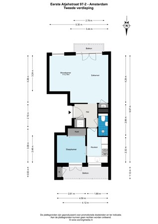 Eerste Atjehstraat 97-2, 1094 KE Amsterdam - 