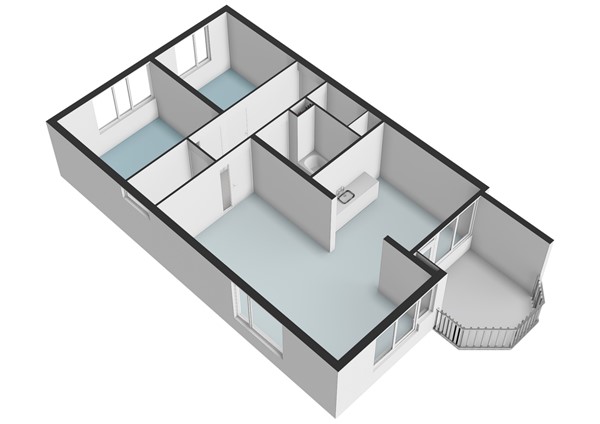 Tarwekamp 128, 1112 HH Diemen - Tarwekamp 128 - Diemen - 6e_verdieping - 3D  _1.jpg