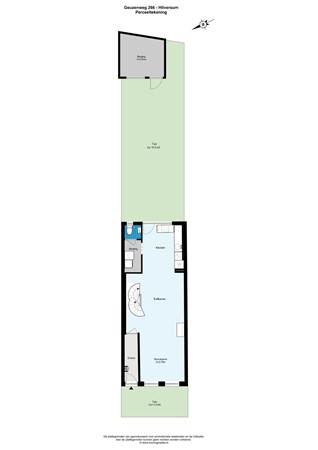 Geuzenweg 266, 1221 CA Hilversum - Geuzenweg 266 - Hilversum - Perceeltekening.jpg