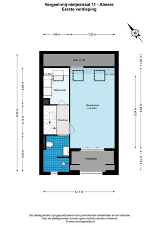 Vergeet-mij-Nietjestraat 11, 1338 SB Almere - Vergeet-mij-nietjestraat 11 - Almere - 1e_verdieping - 2D.jpg