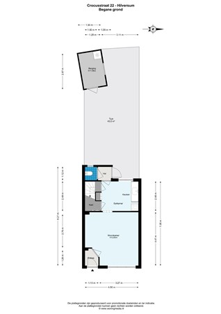 Crocusstraat 22, 1214 GL Hilversum - Crocusstraat 22 - Hilversum - Begane_grond - 2D.jpg