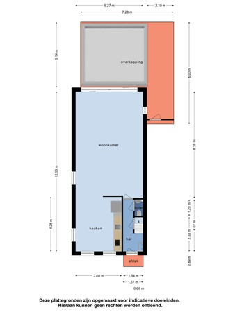 Floorplan - Kerkhoflaan 96, 1161 JE Zwanenburg