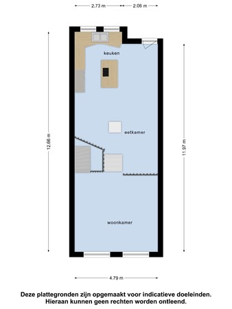 Floorplan - Nassauplein 13, 2011 PG Haarlem