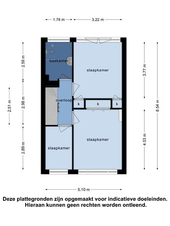 Floorplan - Neptunusstraat 46, 2024 GR Haarlem