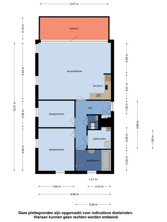 Floorplan - Belvedere 5, 2134 BS Hoofddorp