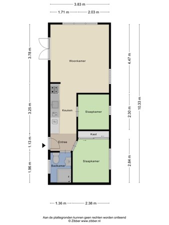 Floorplan - Buitenhuizerweg 2-25, 1981 LK Velsen-Zuid