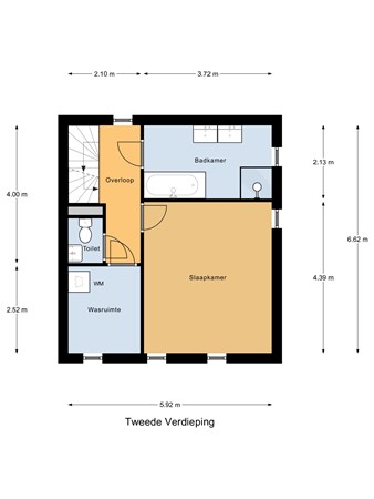 Hommelstraat 11, 3061 VA Rotterdam - Tweede_Verdieping.jpg