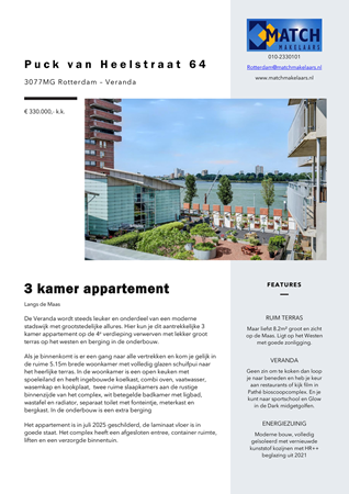 Brochure preview - Brochure Puck van Heelstraat 64 Rotterdam.pdf