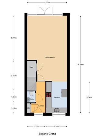 Fabiusstraat 22B, 3248 AJ Melissant - Begane_Grond.jpg