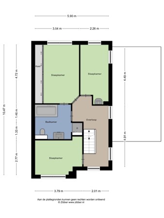 De Hasselt 25, 5561 CC Riethoven - 452432_2D_Eerste_Verdieping_De_Hasselt_25_Riethoven_03.jpg