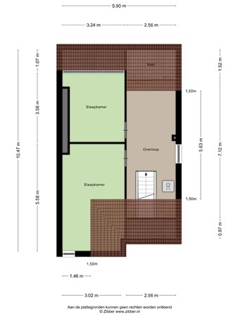 De Hasselt 25, 5561 CC Riethoven - 452432_2D_Tweede_Verdieping_De_Hasselt_25_Riethoven_04.jpg