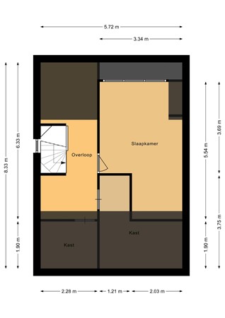 Korfvlechterwei 30, 5551 SW Valkenswaard - Tweede verdieping - 2D.jpg