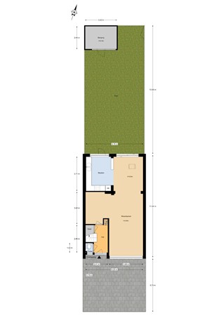 Floorplan - Mr Troelstrastraat 36, 2042 BS Zandvoort