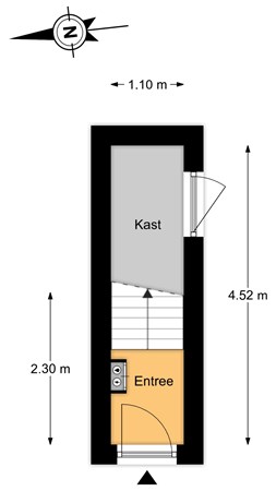 Floorplan - Oranjestraat 11RD, 2042 GR Zandvoort