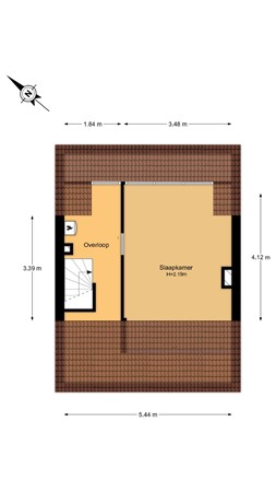 Floorplan - Van Der Poelstraat 29, 1951 GL Velsen-Noord