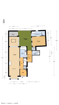 Floorplan - Zuiderstraat 8, 2042 GB Zandvoort