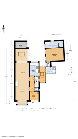 Floorplan - Zuiderstraat 8, 2042 GB Zandvoort