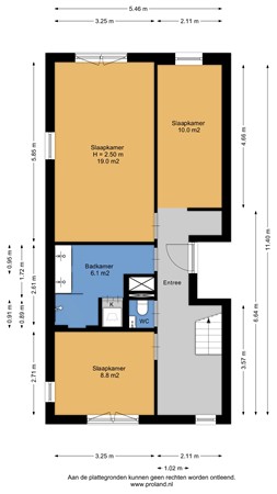 Floorplan - Van Speijkstraat 79, 2041 KM Zandvoort