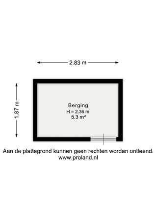 Floorplan - Louis Davidsstraat 70, 2042 LS Zandvoort