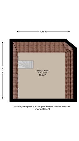 Floorplan - Kerkstraat 10C, 2042 JE Zandvoort