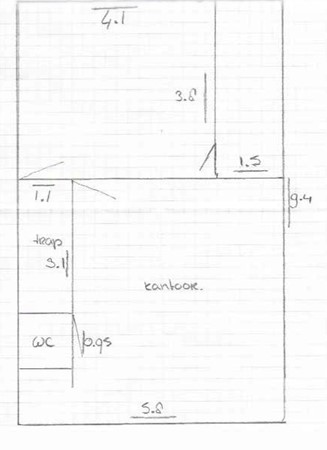 Floorplan - Hertzstraat 5, 2041 CT Zandvoort