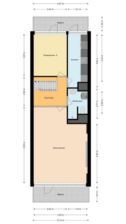 Aïdaplein 51, 2402 SX Alphen aan den Rijn - Tweede woonlaag.jpg