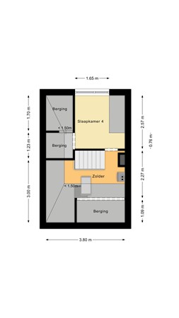 Tolstraat 2B, 2405 VR Alphen aan den Rijn - Tweede verdieping.jpg