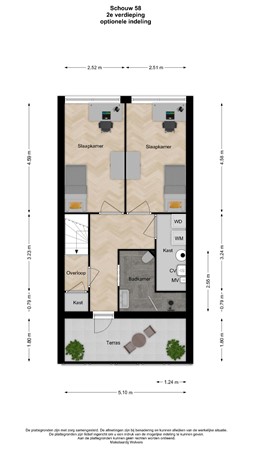 Schouw 58, 2408 PC Alphen aan den Rijn - 173733415_schouw_58_alph_2e_verdieping_o_first_design_20250611_eea683.jpg