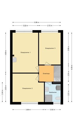 Wikkestraat 89, 2403 ER Alphen aan den Rijn - Eerste verdieping.jpg