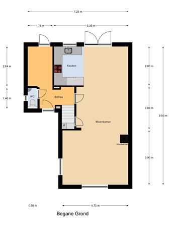 Floorplan - Hortensialaan 73, 1431 VB Aalsmeer