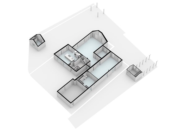 Floorplan - Vriezekoop Zuid 57, 2451 CR Leimuiden