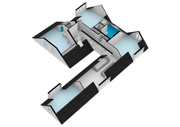 Floorplan - Vriezekoop Zuid 57, 2451 CR Leimuiden