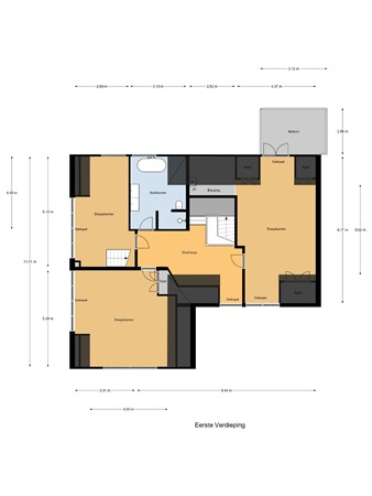 Floorplan - Aalsmeerderweg 447, 1432 EC Aalsmeer