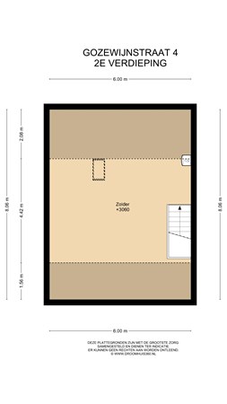 Floorplan - Gozewijnstraat 4, 1433 JB Kudelstaart