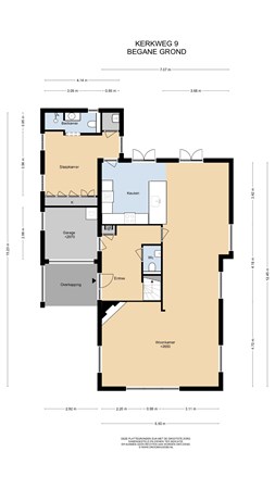 Floorplan - Kerkweg 9, 1432 EH Aalsmeer