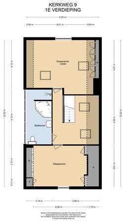 Floorplan - Kerkweg 9, 1432 EH Aalsmeer