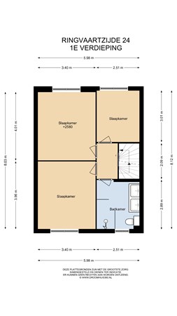 Floorplan - Ringvaartzijde 24, 1431 CL Aalsmeer