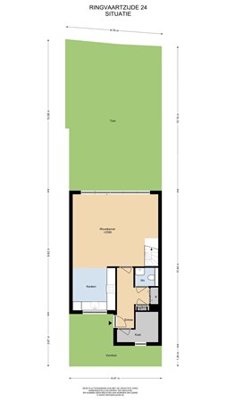 Floorplan - Ringvaartzijde 24, 1431 CL Aalsmeer