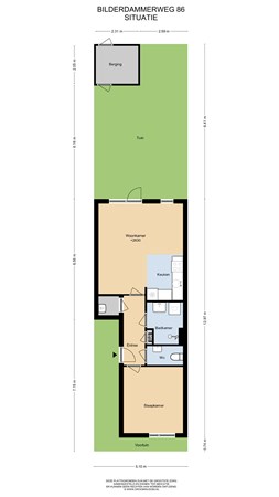 Floorplan - Bilderdammerweg 86, 1433 HJ Kudelstaart