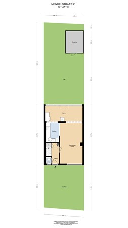 Floorplan - Mendelstraat 91, 1431 KP Aalsmeer