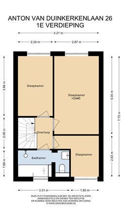 Floorplan - Anton van Duinkerkenlaan 26, 1187 WC Amstelveen