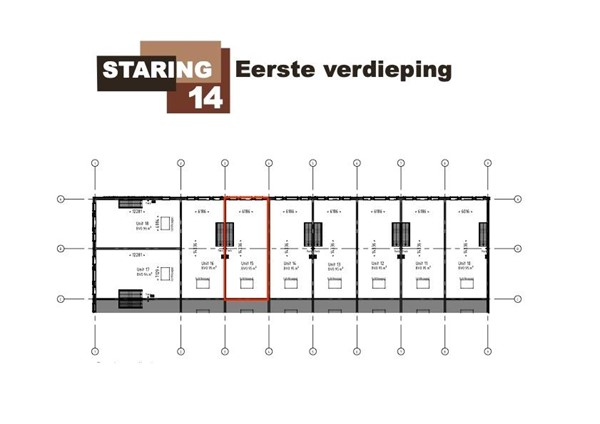 Floorplan - Staringlaan 14-16, 2741 GC Waddinxveen