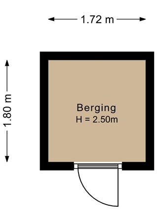 Jungfrau 142, 3524 WN Utrecht - Berging - 2D.jpg