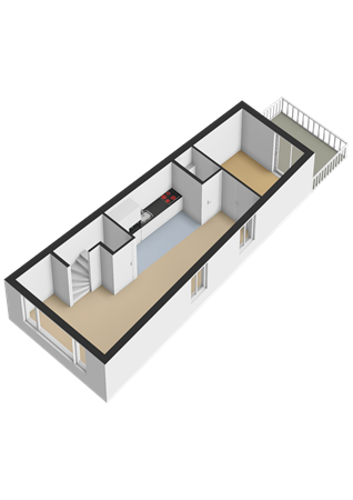 Hogelanden W.Z. 82BS, 3552 AC Utrecht - Eerste verdieping - 3D.png