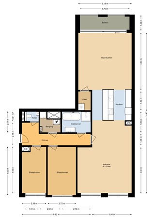 Romestraat 16, 3541 DV Utrecht - Appartement - 2D.jpg