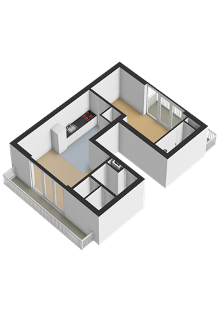 Vleutenseweg 160H, 3532 HN Utrecht - Appartement - 3D.png